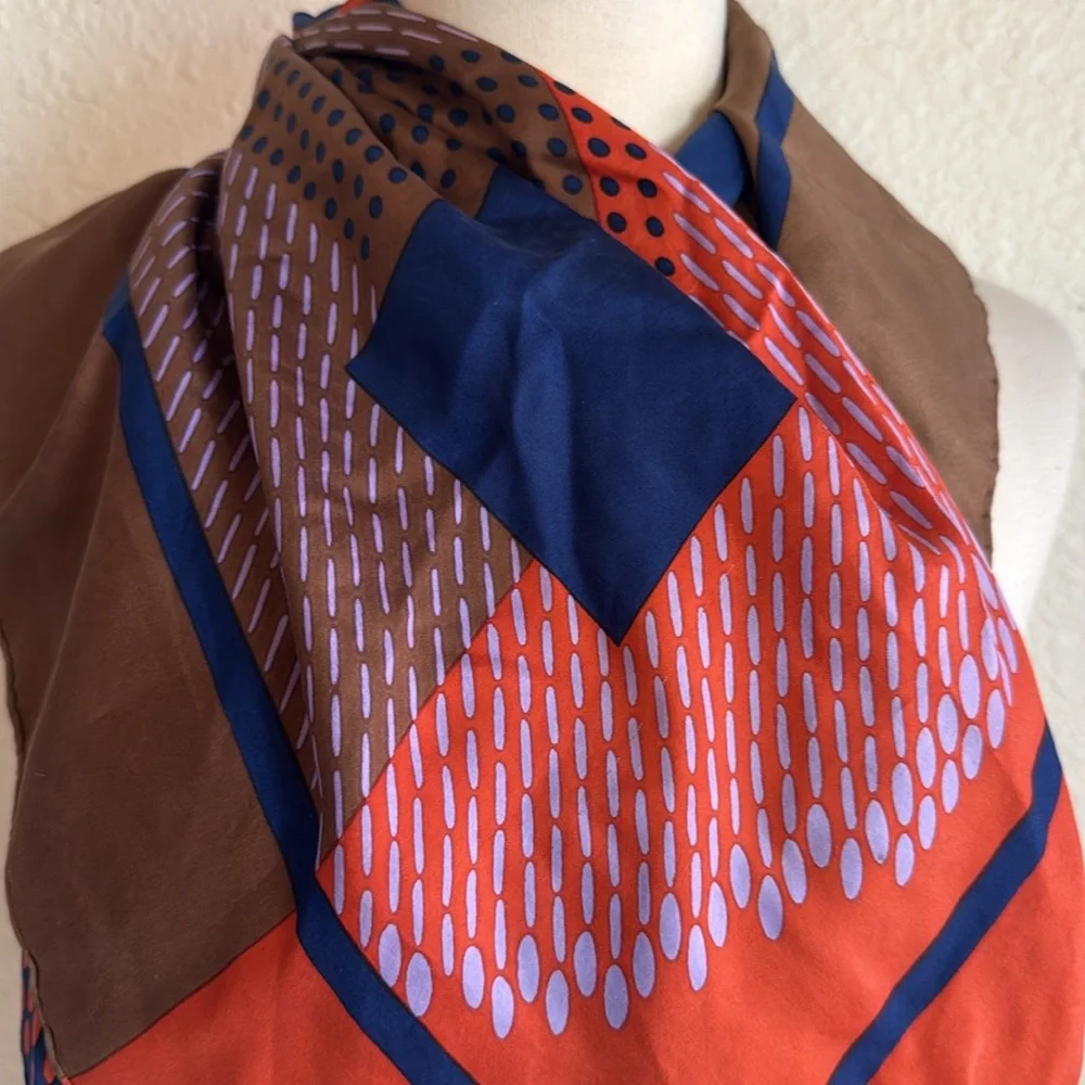 Dior Large VTG Silk Scarf